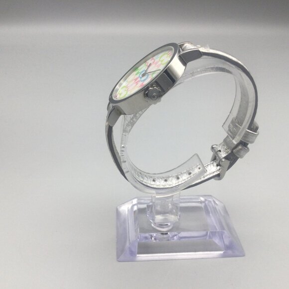 Coach Signature Watch Women 33mm Logo Dial Silver Tone Leather Band New Battery main image 10